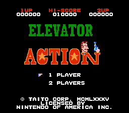 Elevator Action (USA) (Virtual Console)